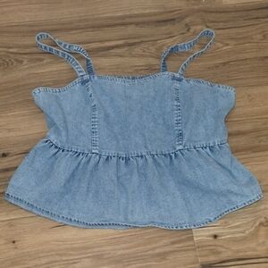 Celebrity Pink Textured Blue Top